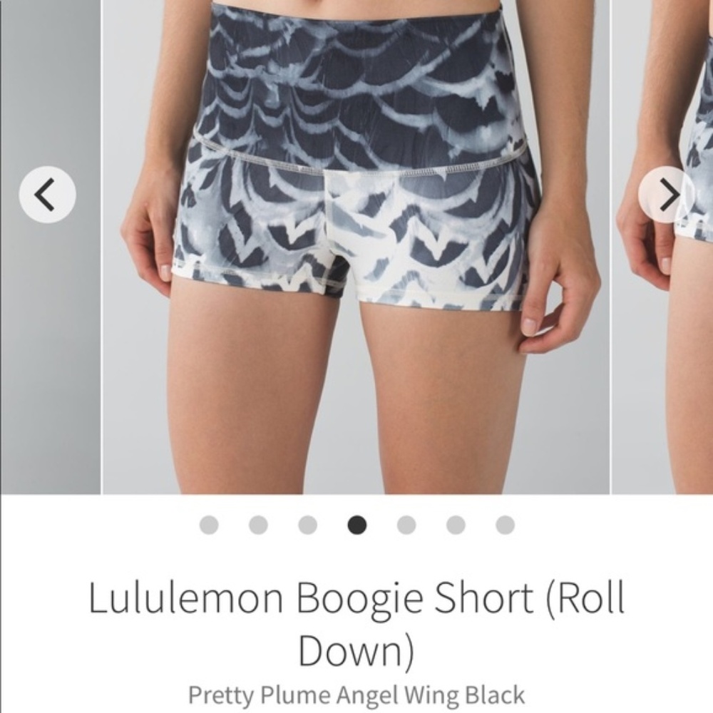 Lululemon Boogie (Roll Down) Shorts size 6 NWT
